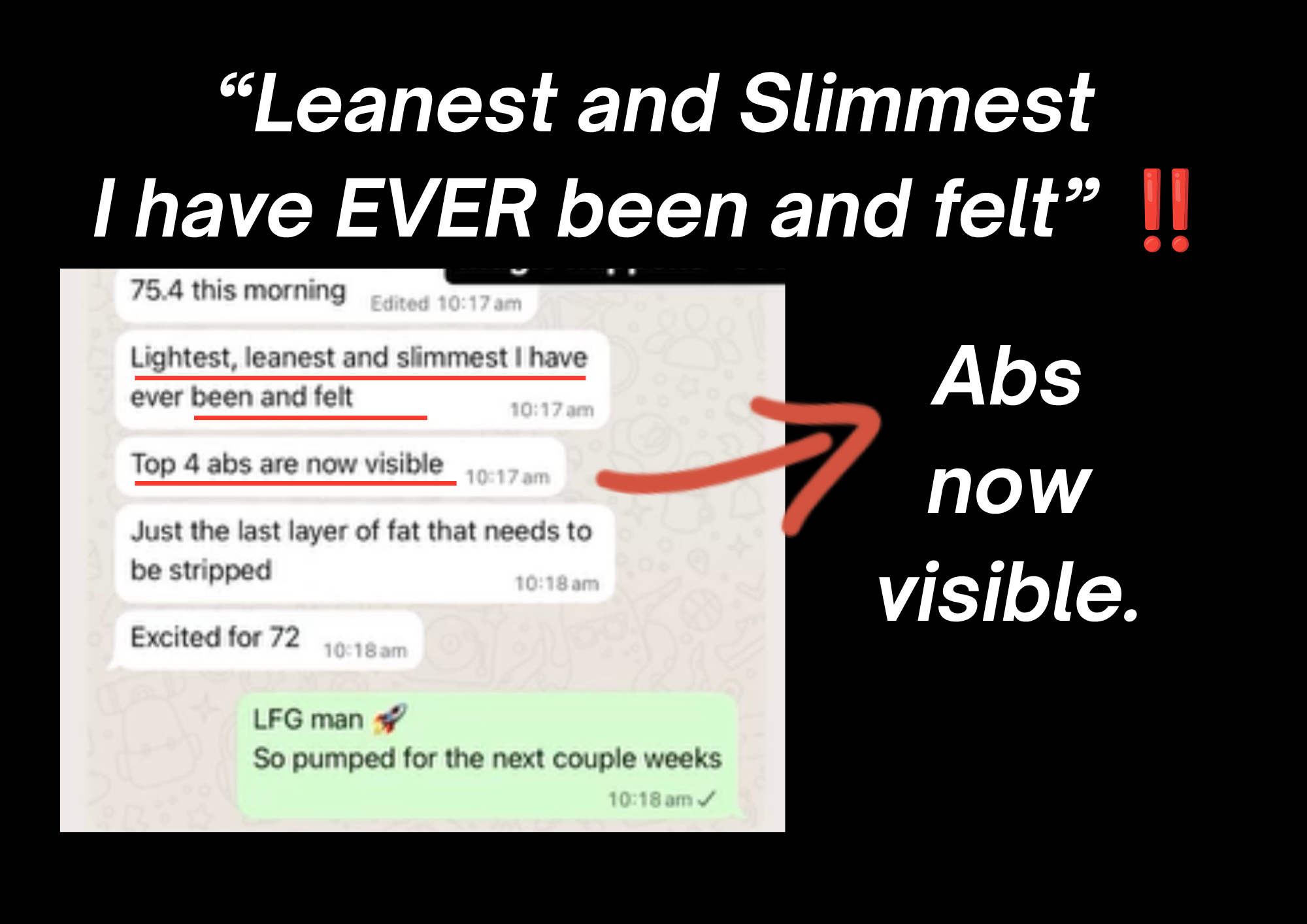 Client testimonial