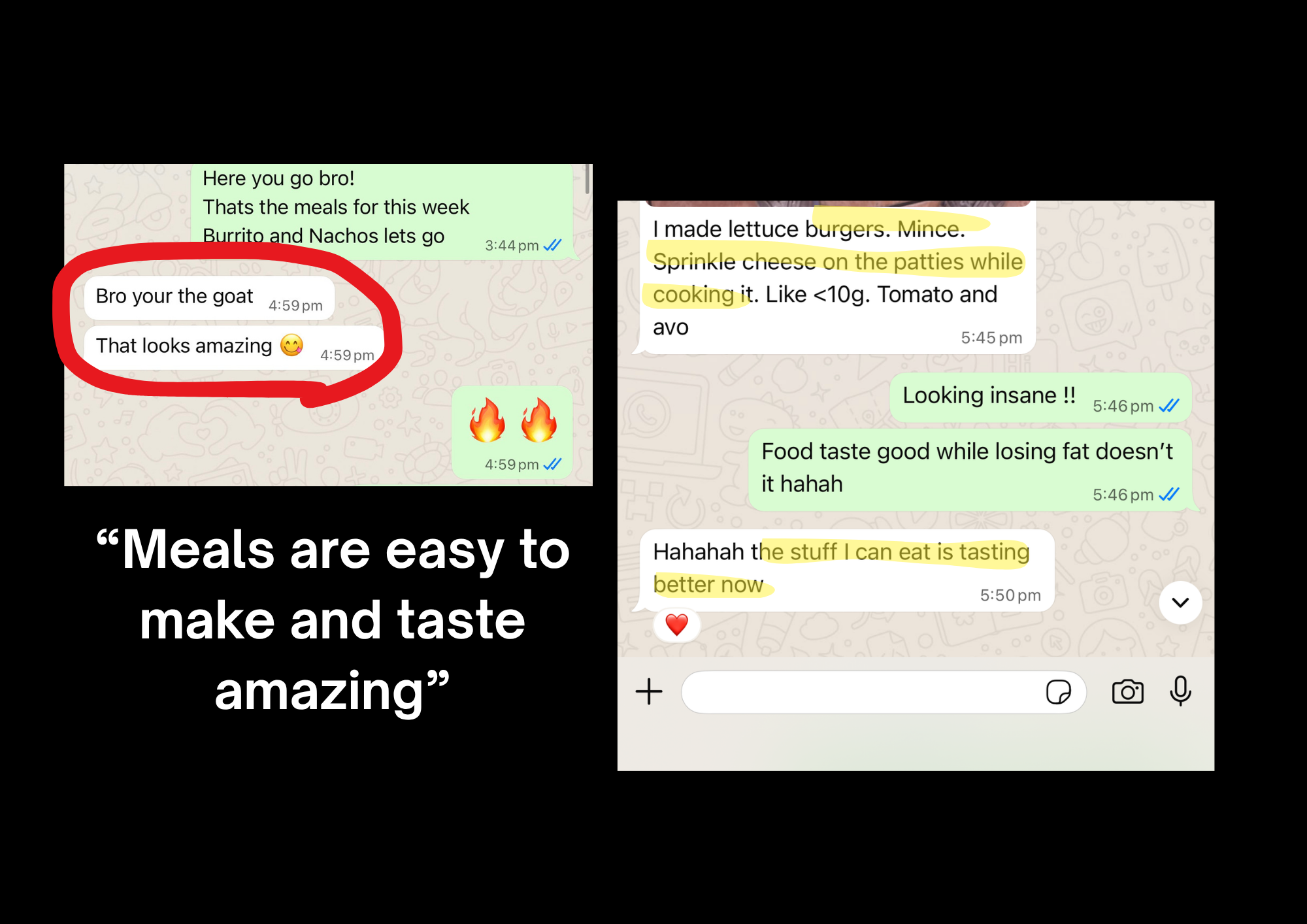 Client testimonial