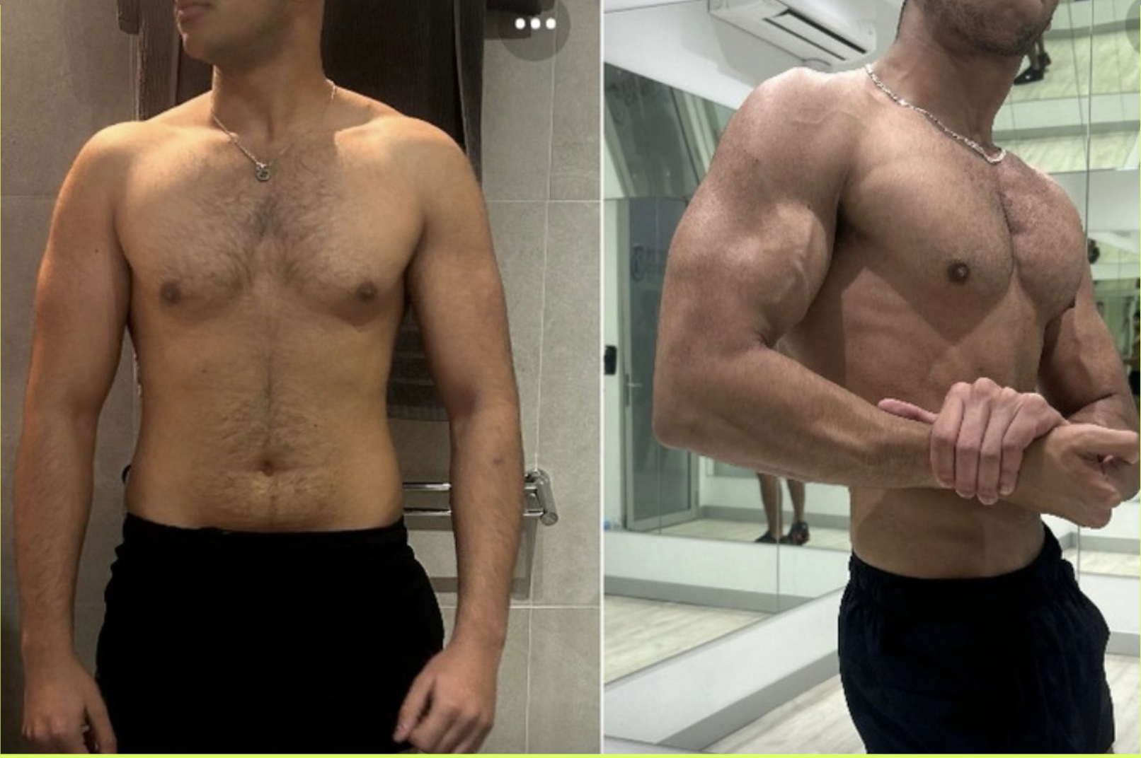 Layth before / after