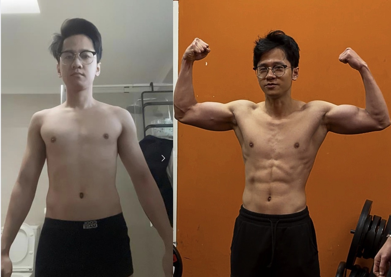 Michael before / after